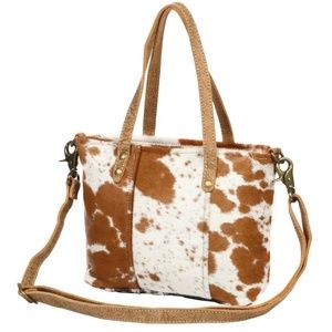 APTITUDE LEATHER AND HAIRON BAG